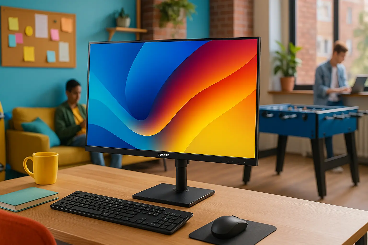 Monitor Samsung T450 24 com ajuste ergonômico