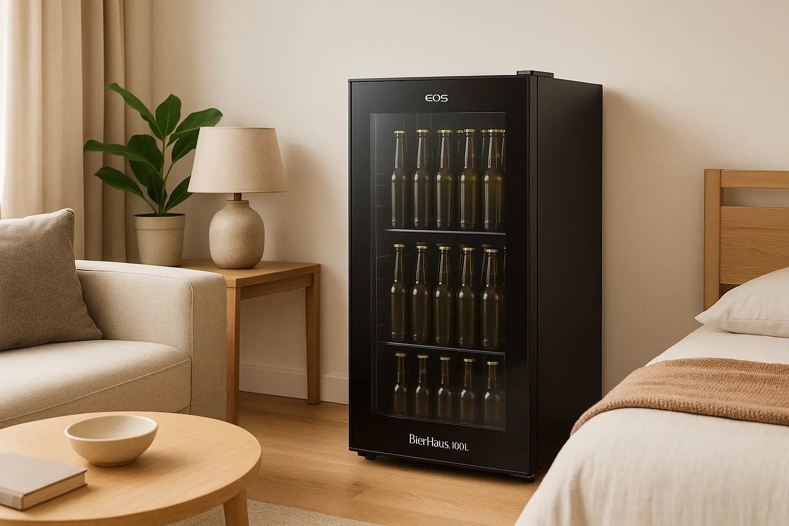 Cervejeira EOS Bierhaus 100L: Black Glass com Eficiência Frost Free