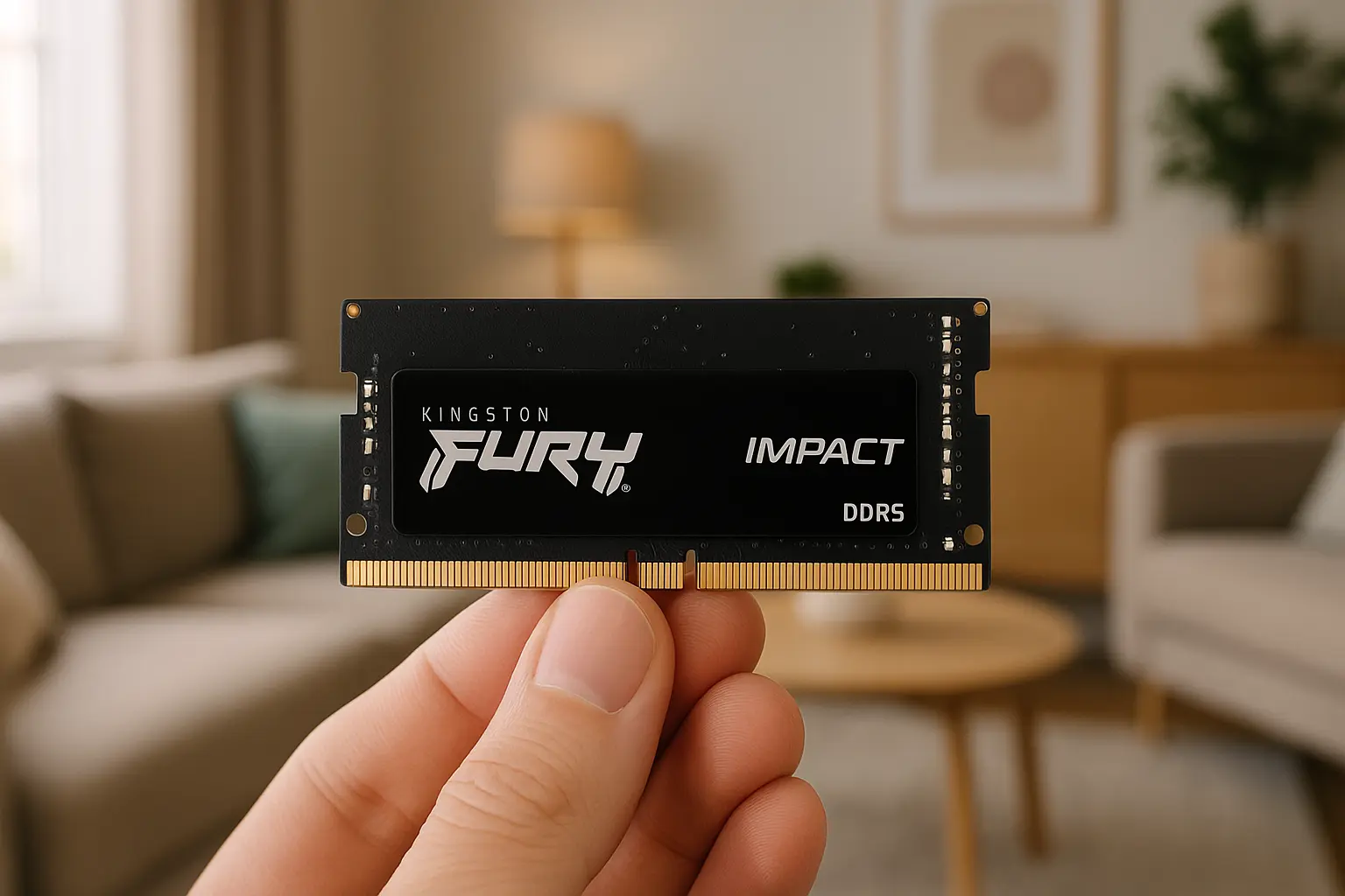 Módulo Kingston DDR5 16GB FURY Impact: desempenho compacto