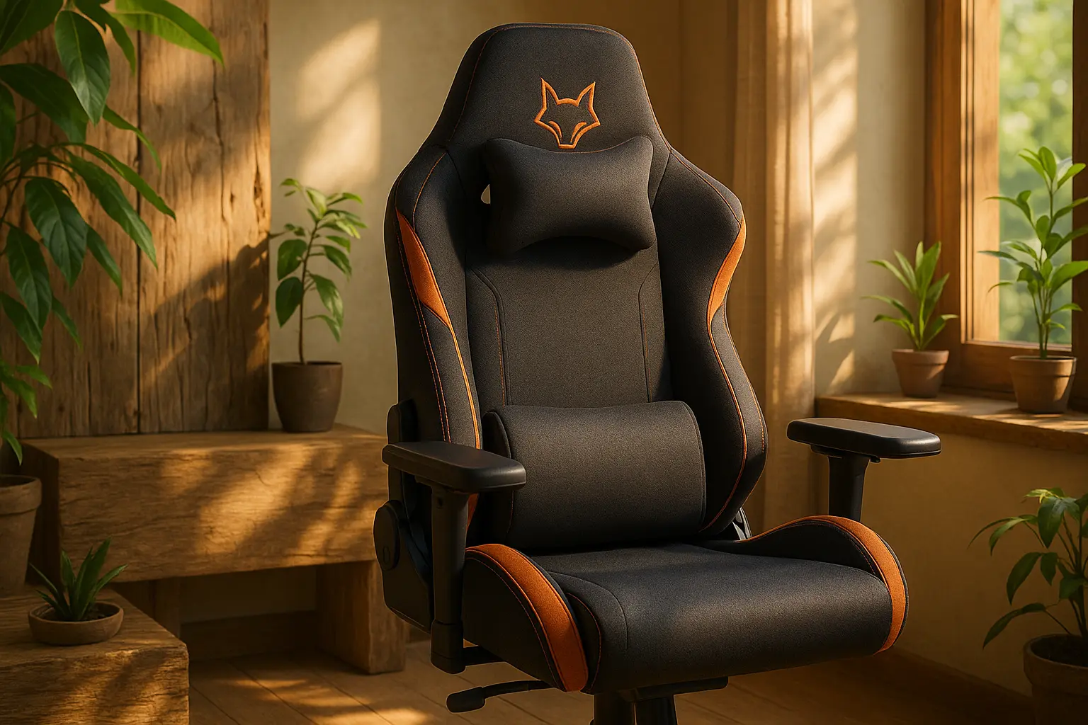 Cadeira Gamer Fox Vulpes com Ajuste e Almofadas