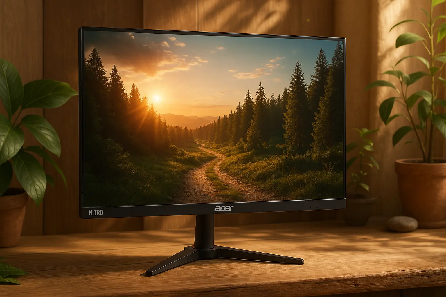 Monitor Acer Nitro KG243Y G0bi: 120 Hz e 1ms em Full HD