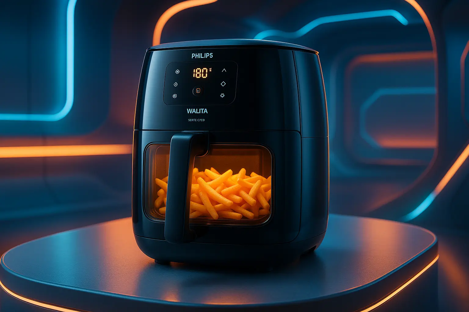 Fritadeira Airfryer Philips Walita Série 3000 com Visor