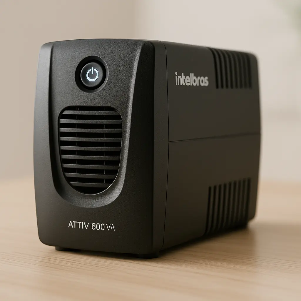 Nobreak ATTIV 600VA Intelbras: proteção compacta e eficiente