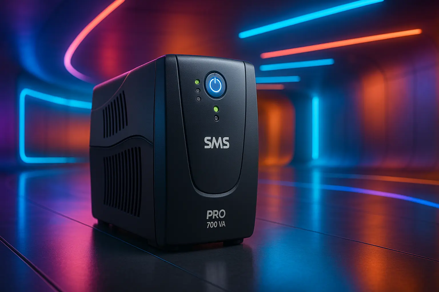 NOBREAK SMS PRO 700VA: segurança, conectividade e potência