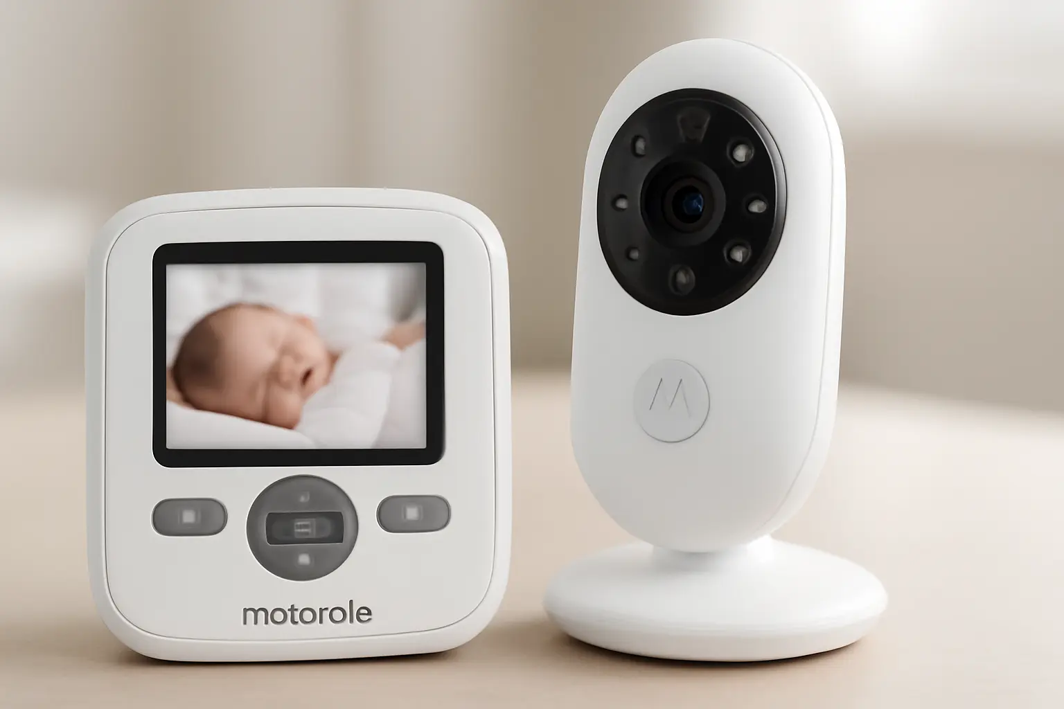 Motorola Babá Eletrônica MBP481 - Tela de 2'' com Zoom Digital e Visão Noturna Infravermelha