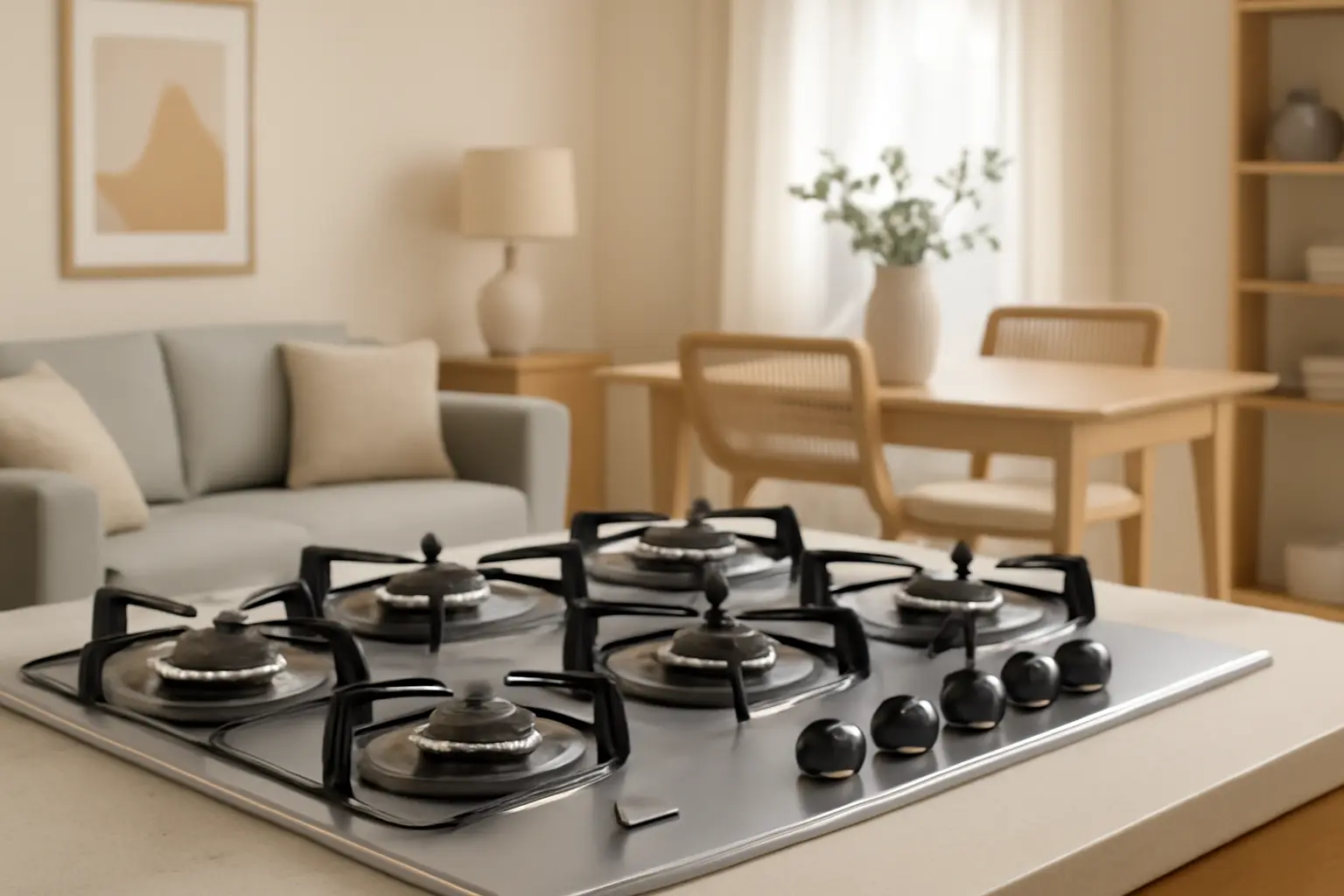 Cooktop 5 Bocas Consul CD075AE: Controle Fácil e Acendimento Automático