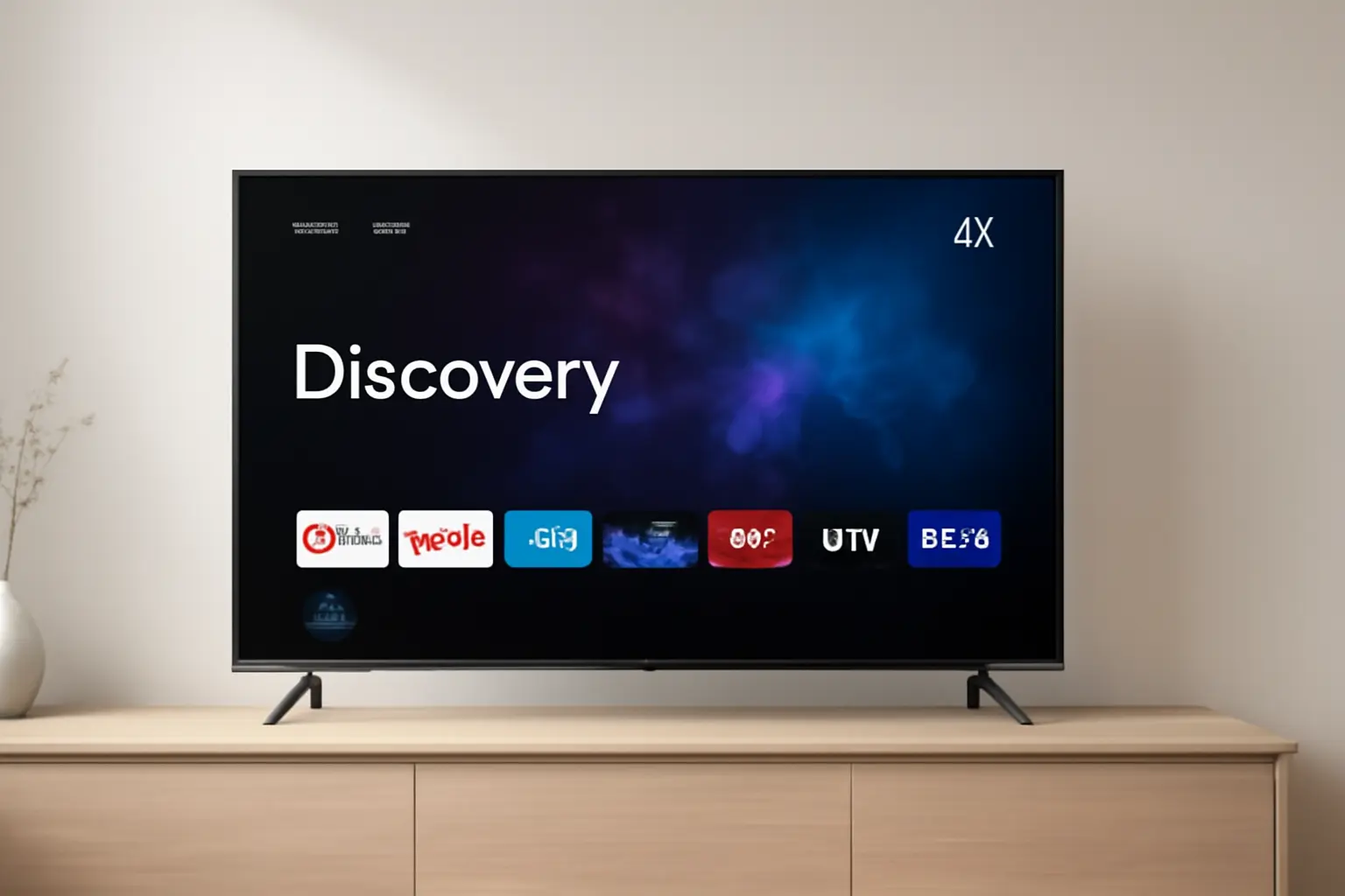 HQ Smart TV LED 50" 4K 3 HDMI 2 USB WI-FI Android 11 Design Slim