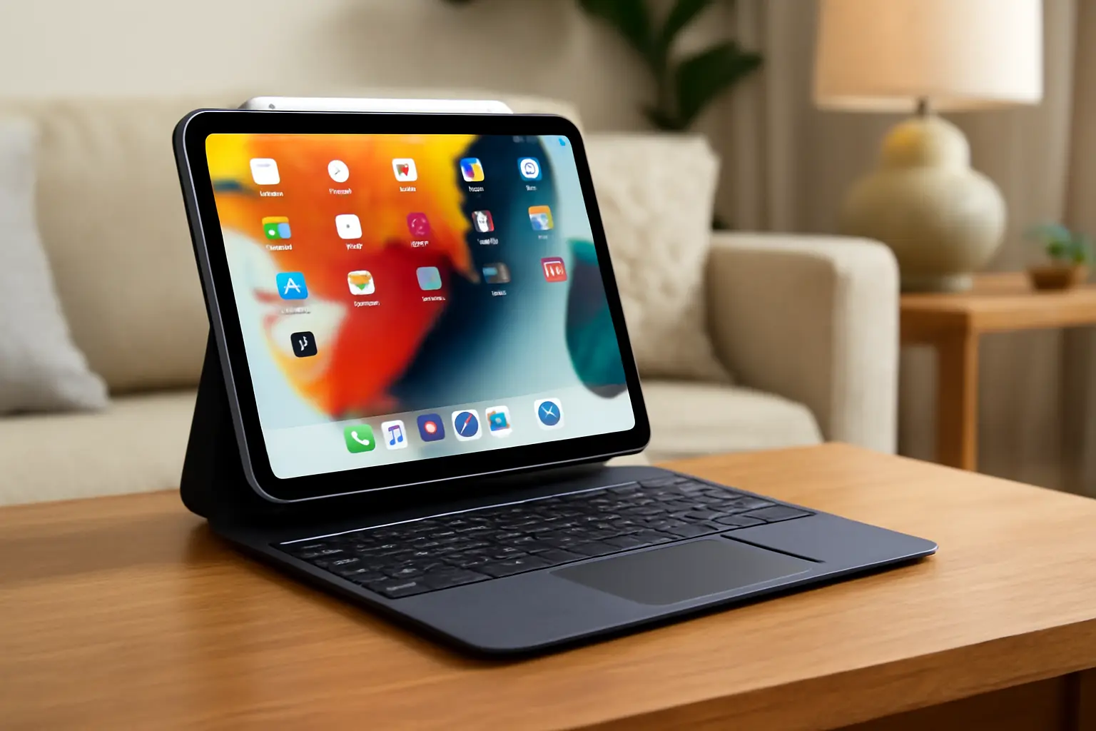 BETTDOW Capa com Teclado e Trackpad para iPad Pro 11” e Air 6ª Geração