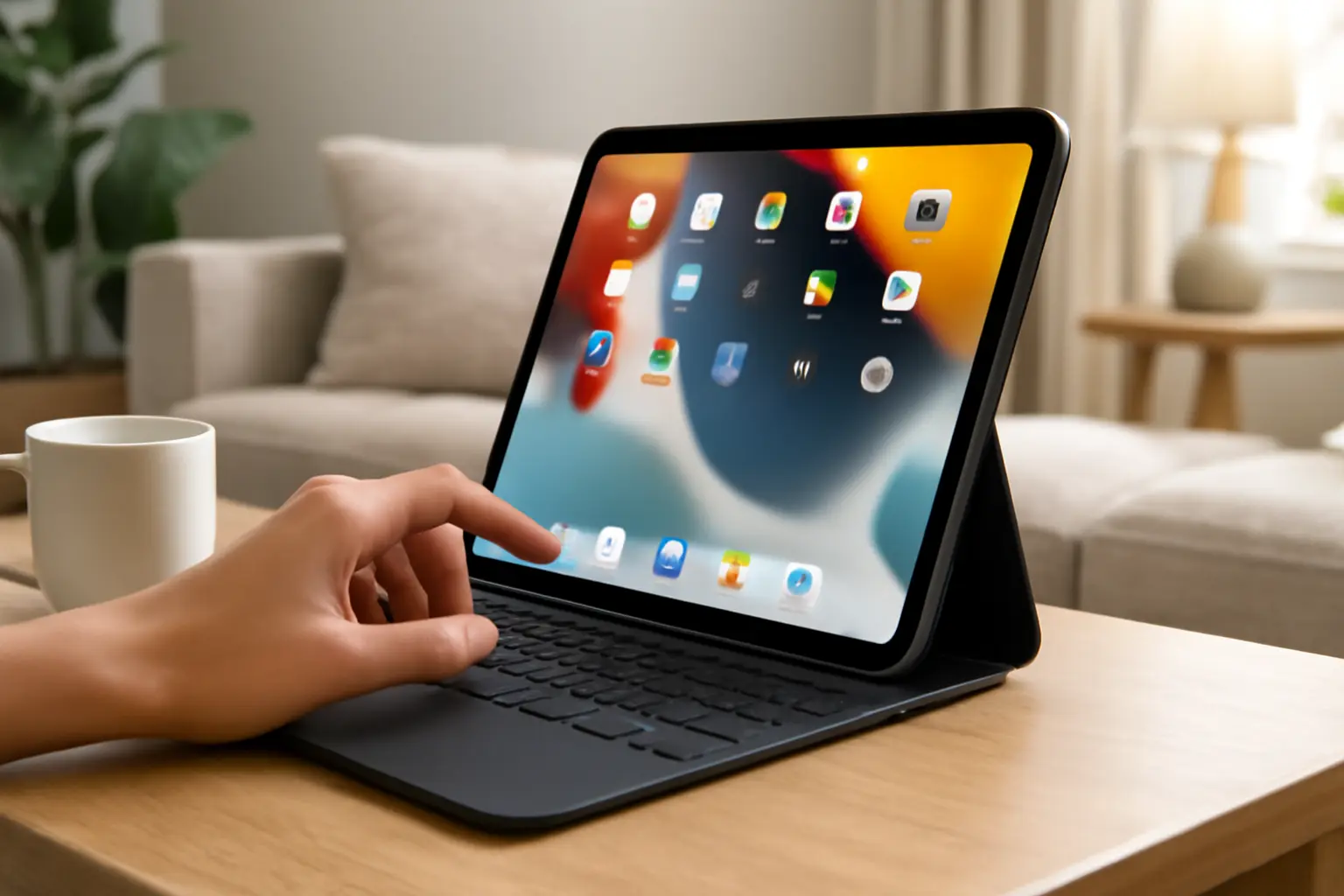 Bettdow Capa de Teclado para iPad Pro e Air