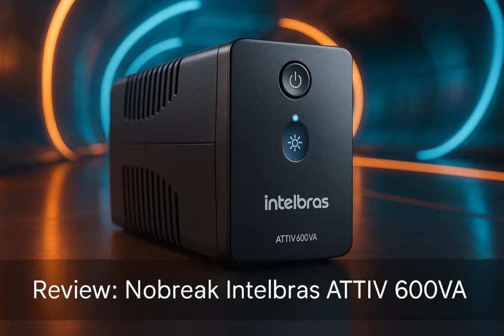 Nobreak Intelbras ATTIV 600VA: proteção prática e confiável