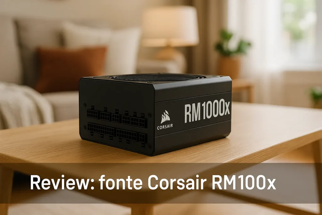 Fonte Corsair RM1000x: potência e eficiência modular