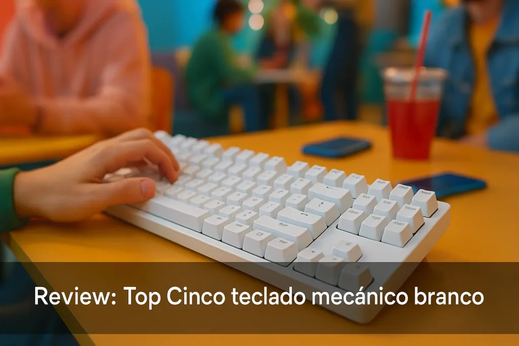 Top Cinco teclado mecanico branco