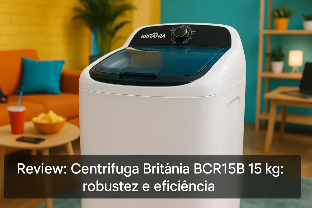 Centrífuga Britânia BCR15B 15 kg: robustez e eficiência