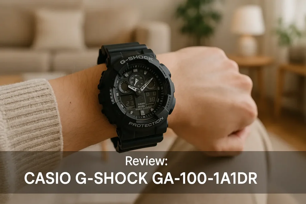 Casio G-Shock GA-100-1A1DR: estilo, resistência e precisão
