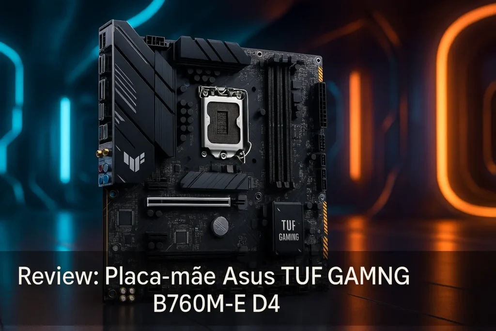 Placa Mãe Asus TUF GAMING B760M-E D4: robustez e performance confiável