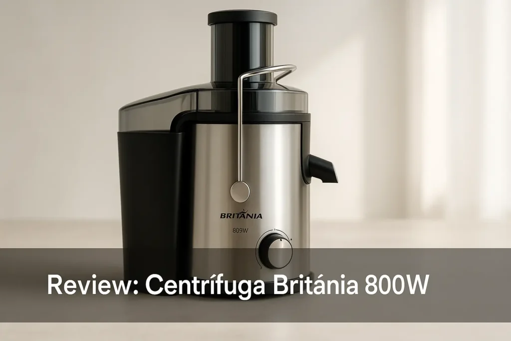 Centrífuga Britânia 800W: potência e segurança na cozinha
