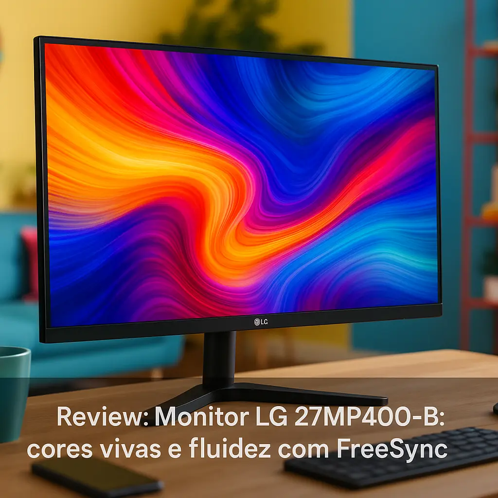 Monitor LG 27MP400-B: cores vivas e fluidez com FreeSync