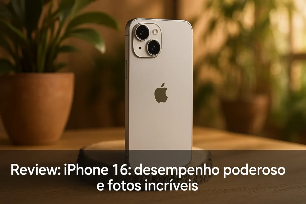 iPhone 16: desempenho poderoso e fotos incríveis