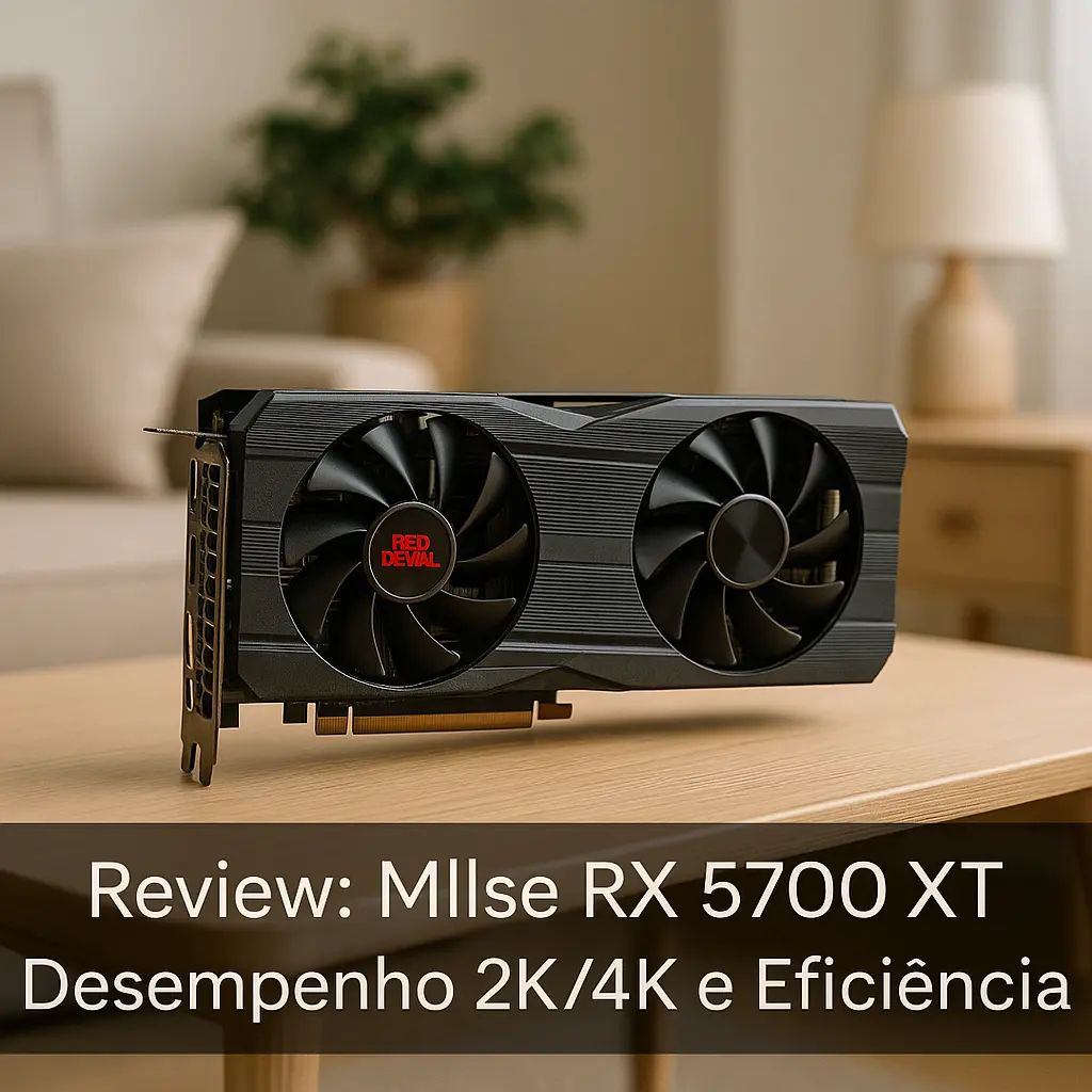 Mllse RX 5700 XT: Desempenho 2K/4K e Eficiência