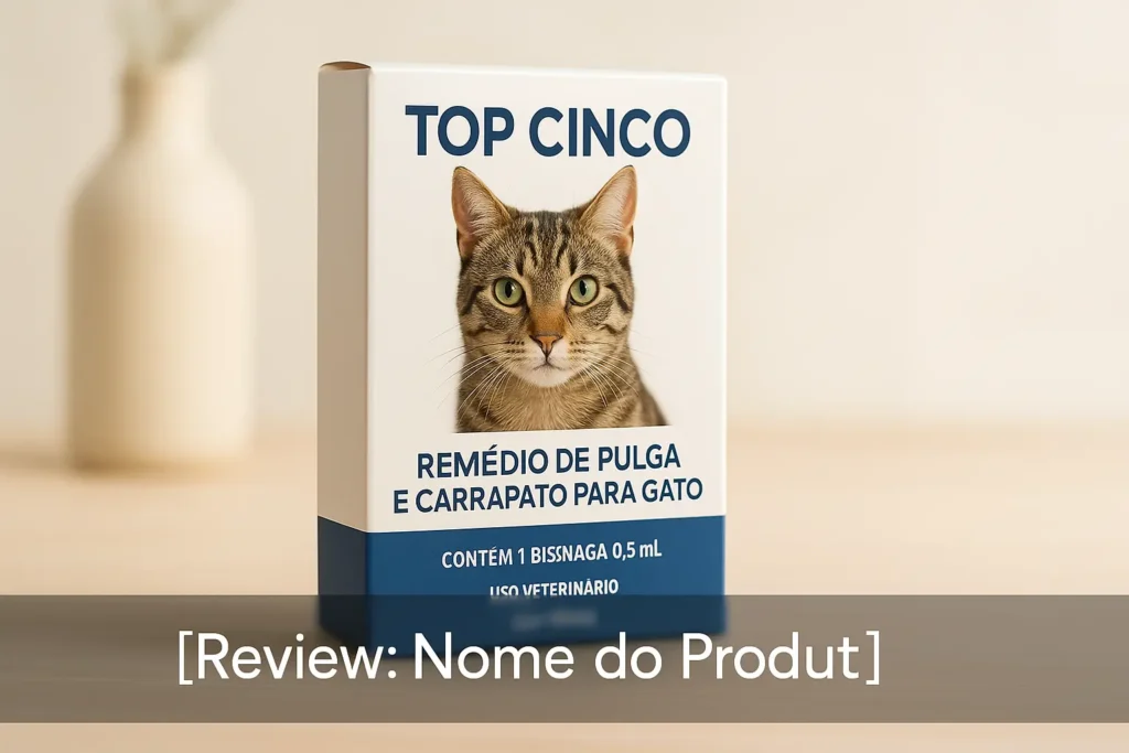 Top Cinco remedio de pulga e carrapato para gato