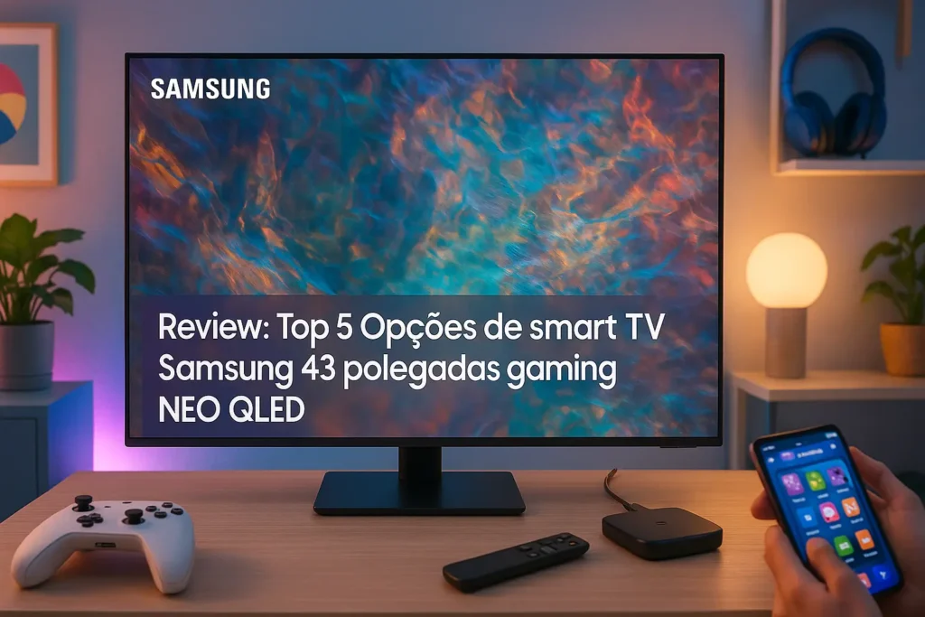 Top 5 Opções de smart TV Samsung 43 polegadas gaming NEO QLED