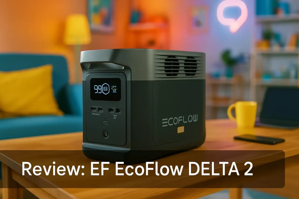 EF ECOFLOW DELTA 2: potência portátil com bateria LiFePO4