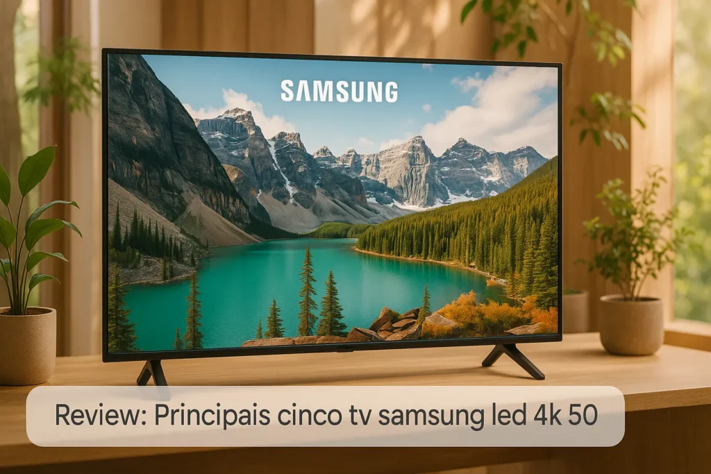 Principais Cinco tv samsung led 4k 50