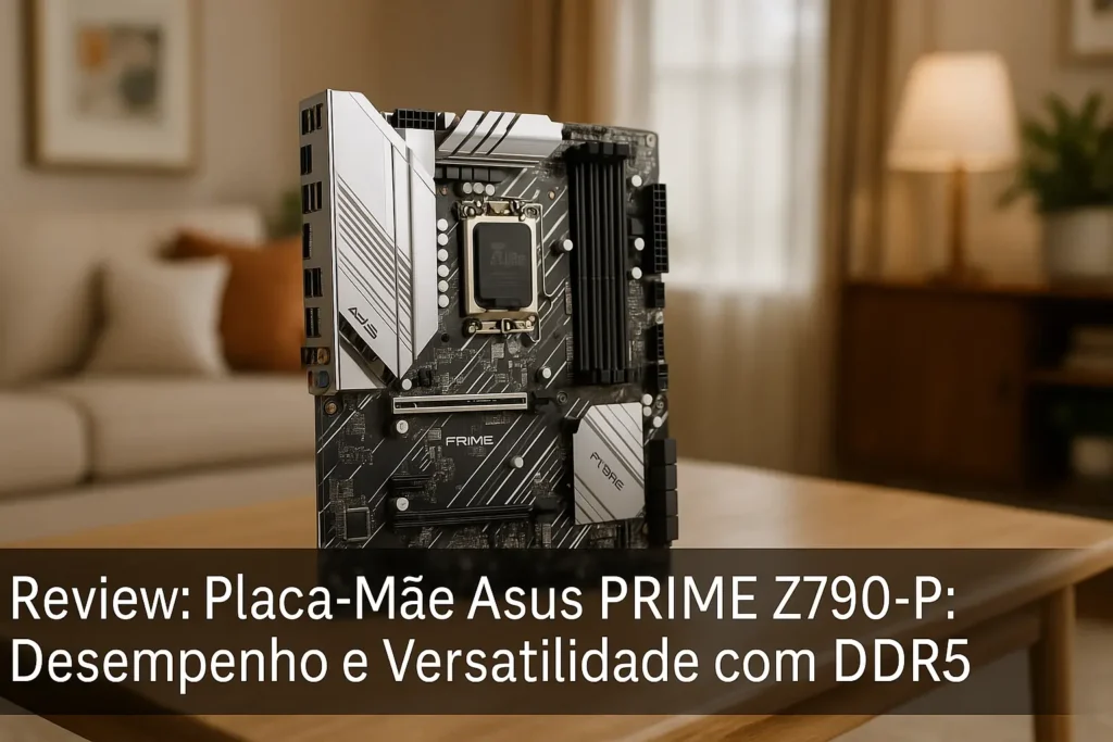 Placa Mãe Asus PRIME Z790-P: Desempenho e Versatilidade com DDR5