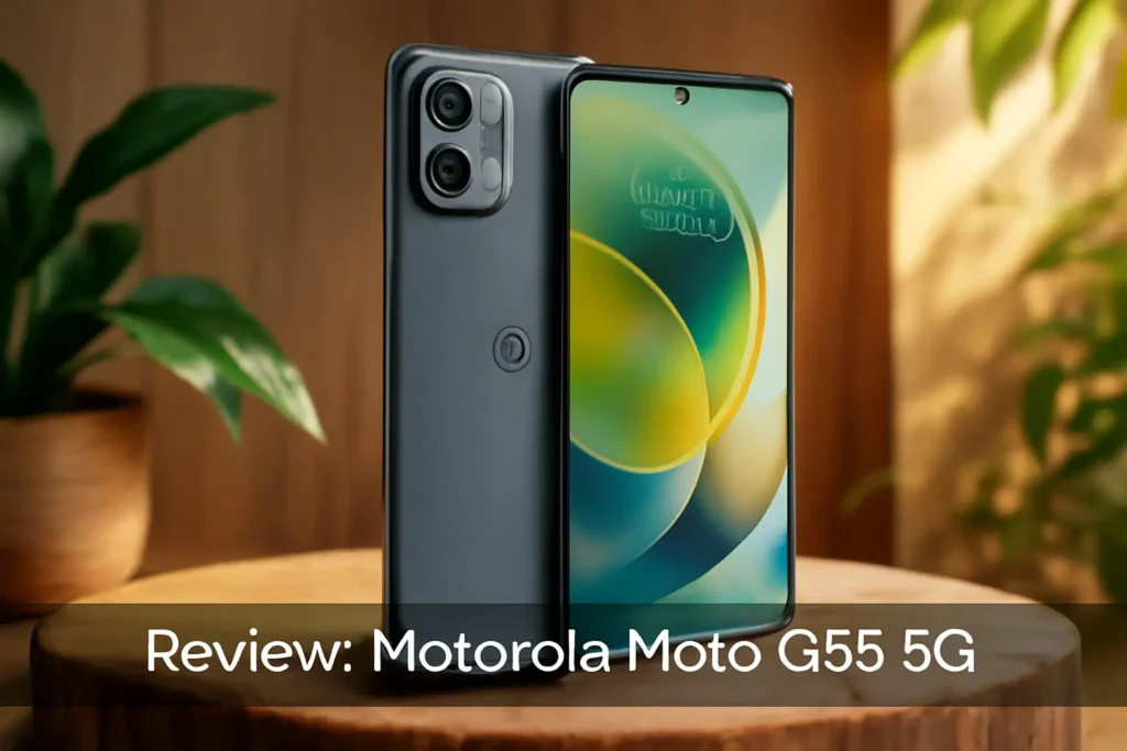 Smartphone Motorola Moto G55 5G - 256GB, 16GB RAM, 50MP AI Camera