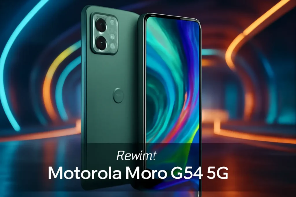 Smartphone Motorola Moto G54 5G - 256GB, 16GB (8GB RAM + 8GB RAM Boost), AI Camera 50MP, Tela FHD, 5000 mAh, NFC - Verde Vegan Leather