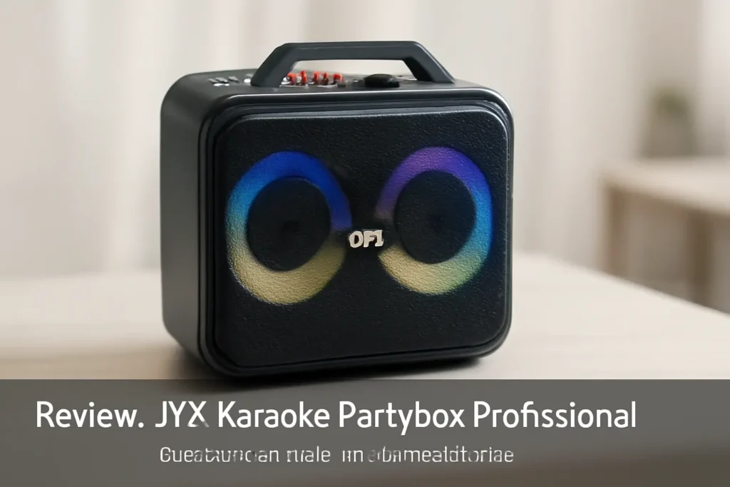 JYX Karaoke Partybox Profissional: Sistema Portátil para Festas Inesquecíveis