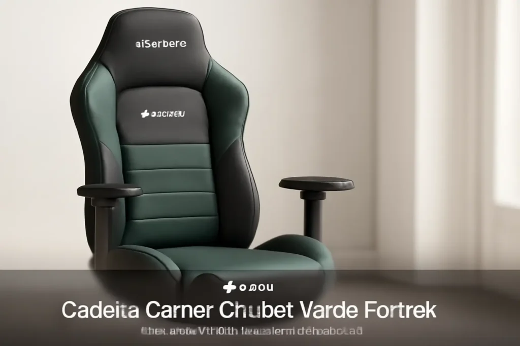 Cadeira Gamer Cruiser Verde Fortrek: Conforto e Estilo para Jogadores
