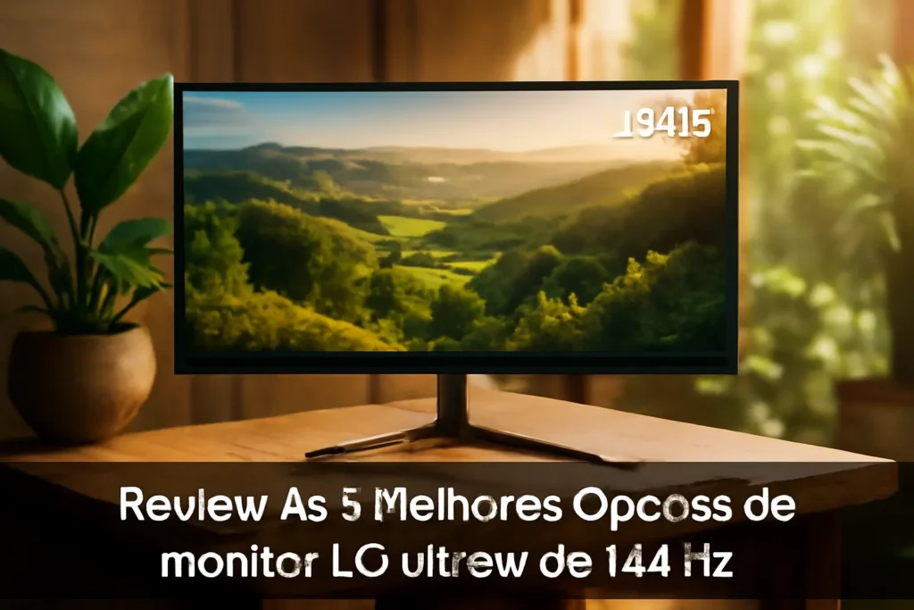 As 5 Melhores Opções de monitor LG ultrawide 144hz