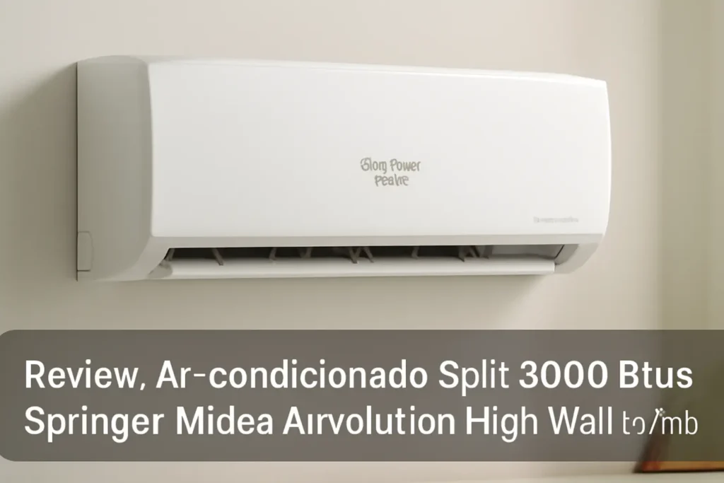 Ar-condicionado Split 9000 Btus Springer Midea Airvolution High Wall Fixo Só Frio