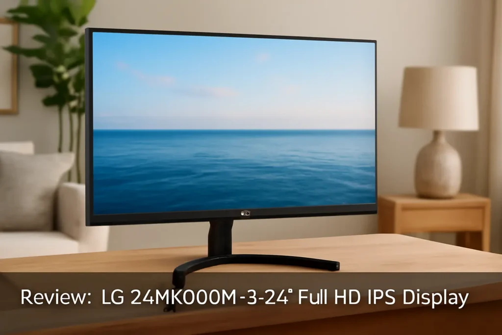 LG 24MK600M-B 24" Full HD IPS Display
