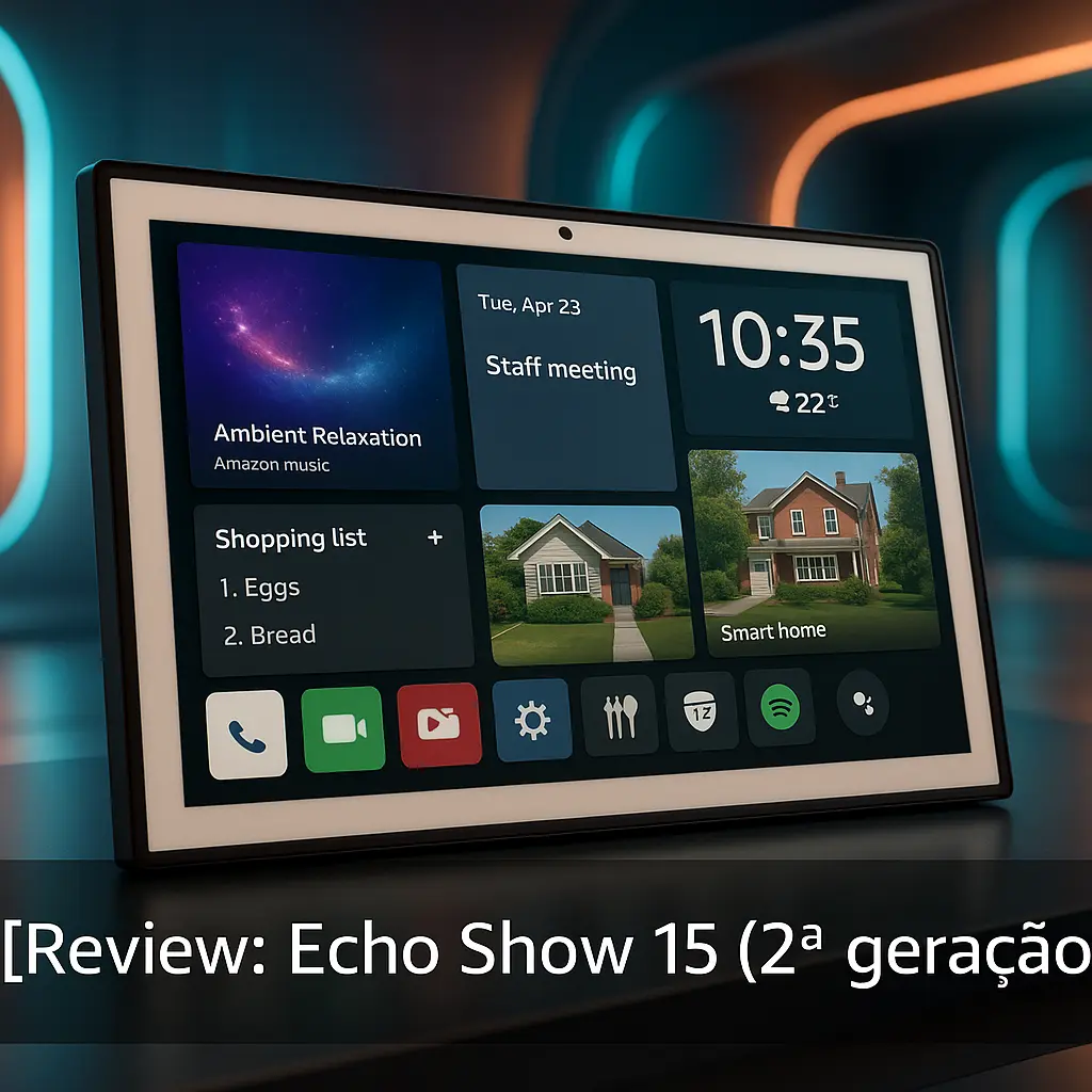 Cinco Principais Opções de Echo Show 15 geração