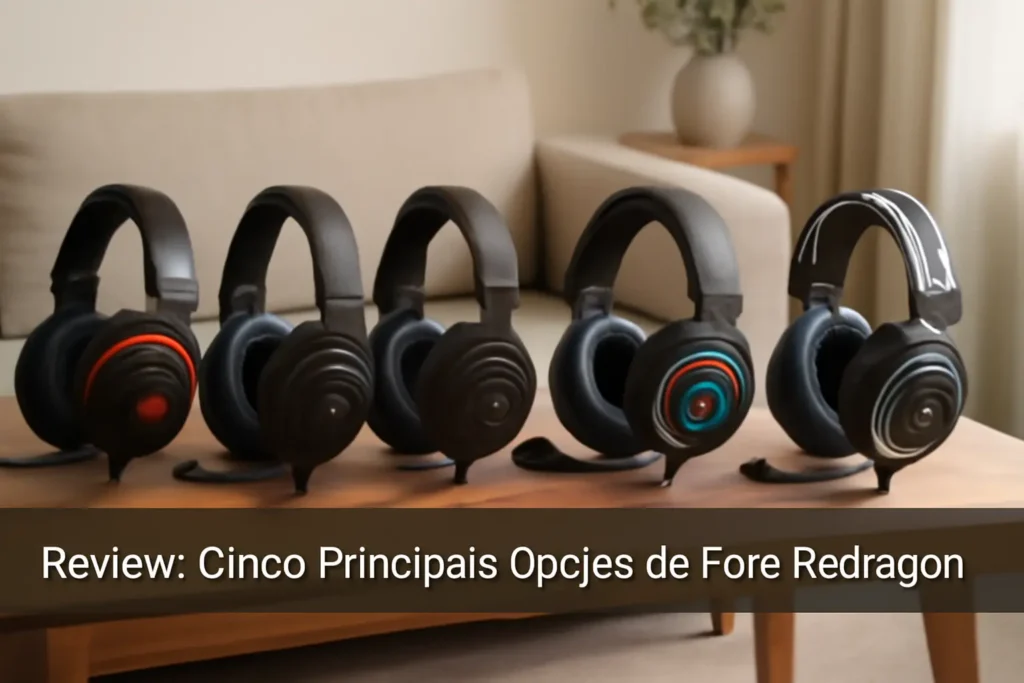 Cinco Principais Opções de fone Redragon