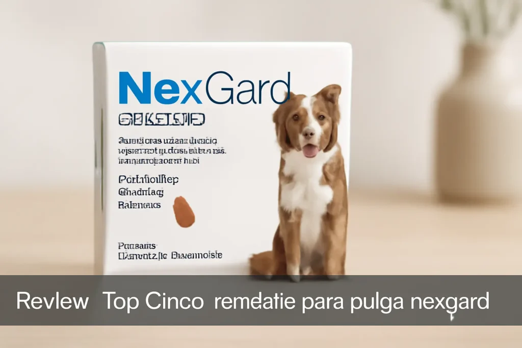 Top Cinco remédio para pulga nexgard