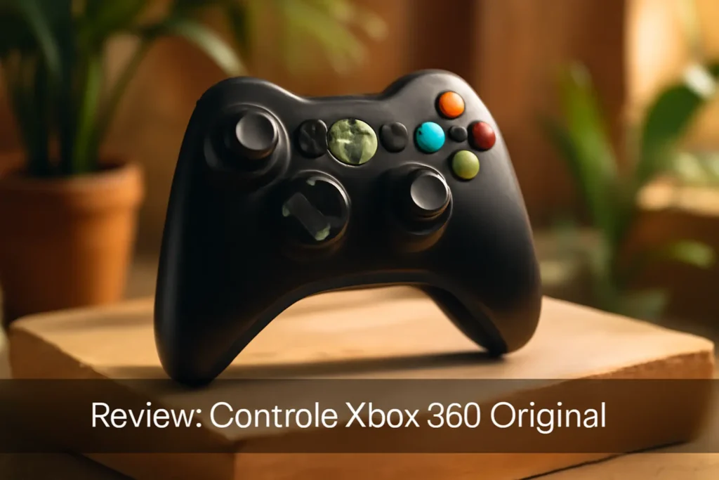 Principais Cinco controle xbox 360 original