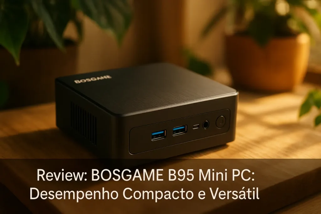 BOSGAME B95 Mini PC: Desempenho Compacto e Versátil
