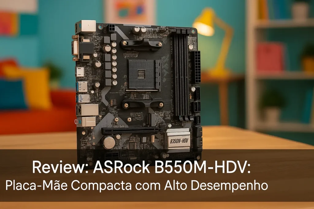 ASRock B550M-HDV: Placa-Mãe Compacta com Alto Desempenho
