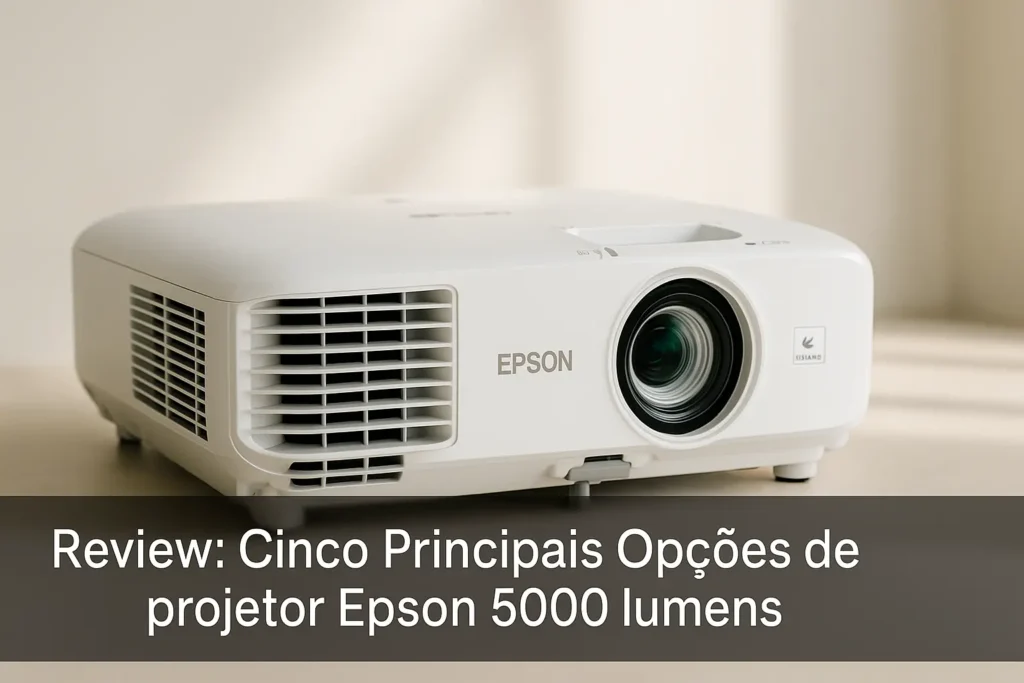 Cinco Principais Opções de projetor Epson 5000 lumens