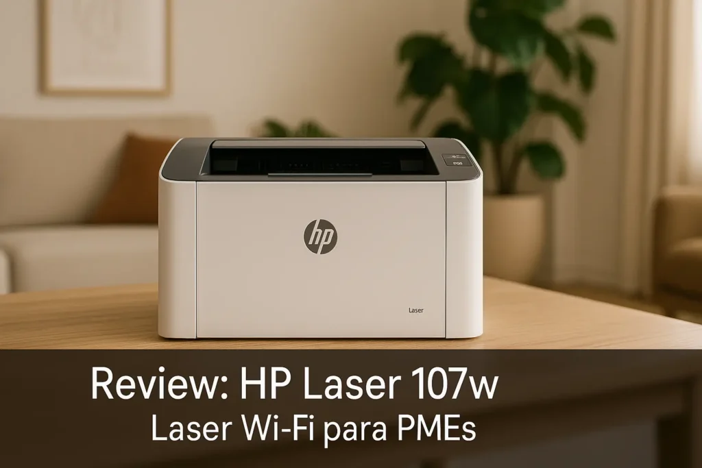 Impressora HP Laser 107w: Laser Wi-Fi para PMEs