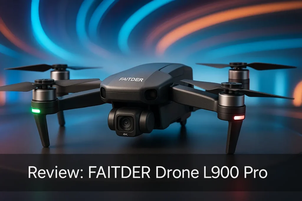 FAITDER Drone L900 Pro: Imagens 4K e Alcance de 1,2 km