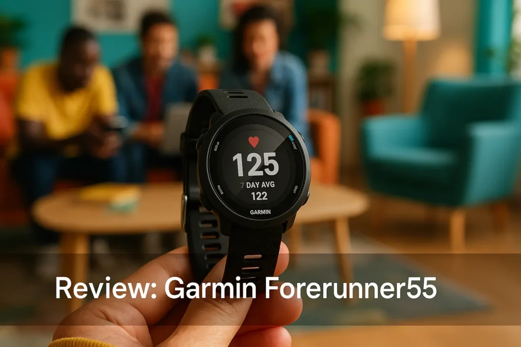 Garmin Forerunner 55: GPS Preciso e Monitor Cardíaco Eficiente