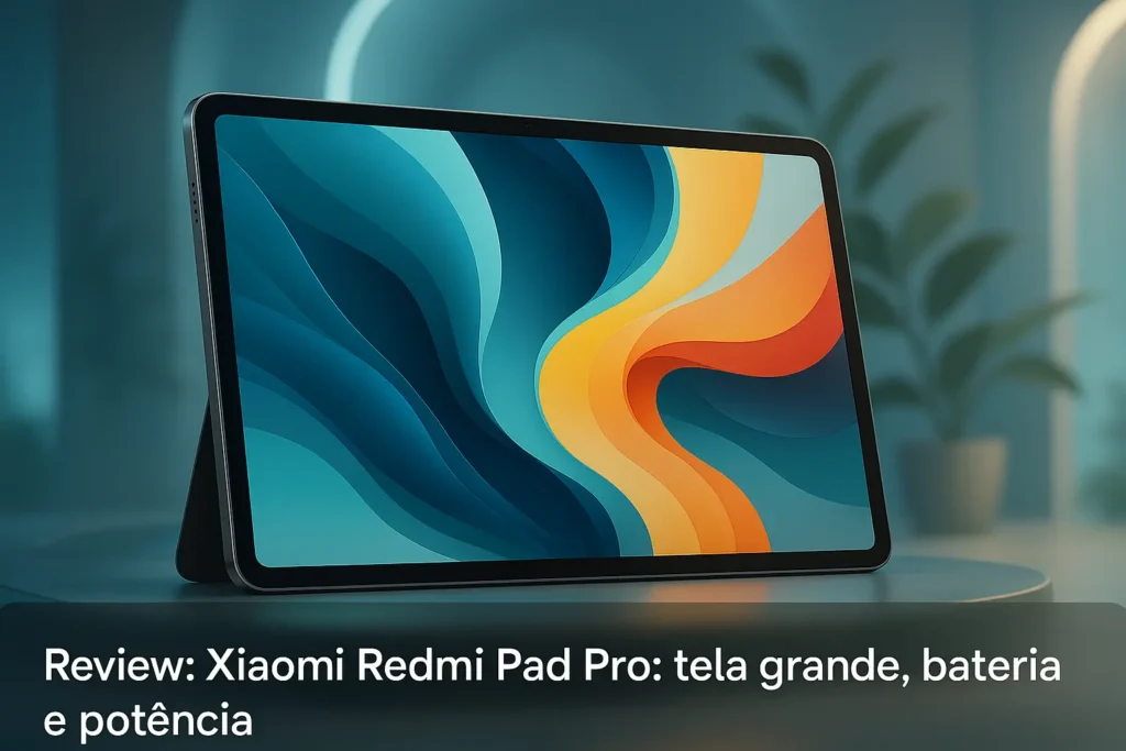 Xiaomi Redmi Pad Pro: tela grande, bateria e potência
