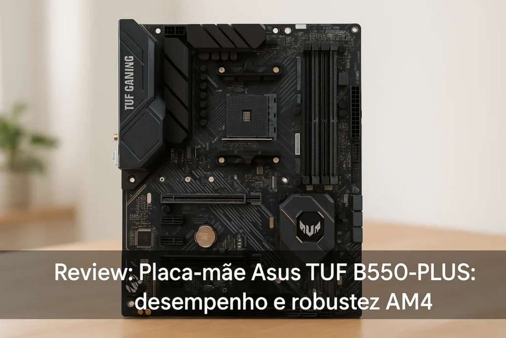 Placa Mãe Asus TUF B550-PLUS: desempenho e robustez AM4