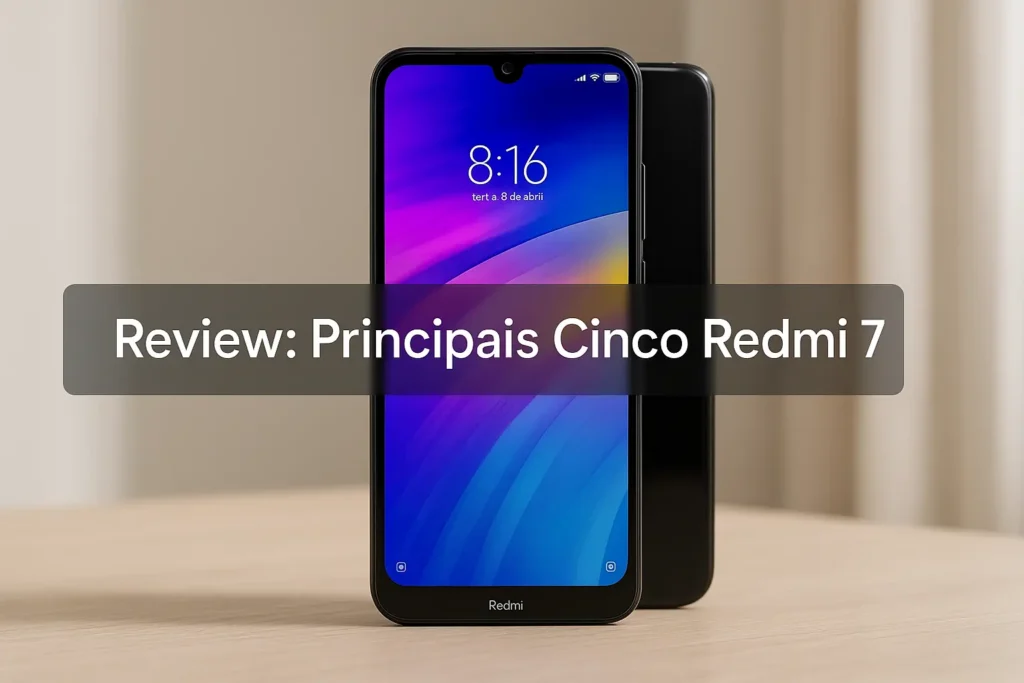 Principais Cinco Redmi 7