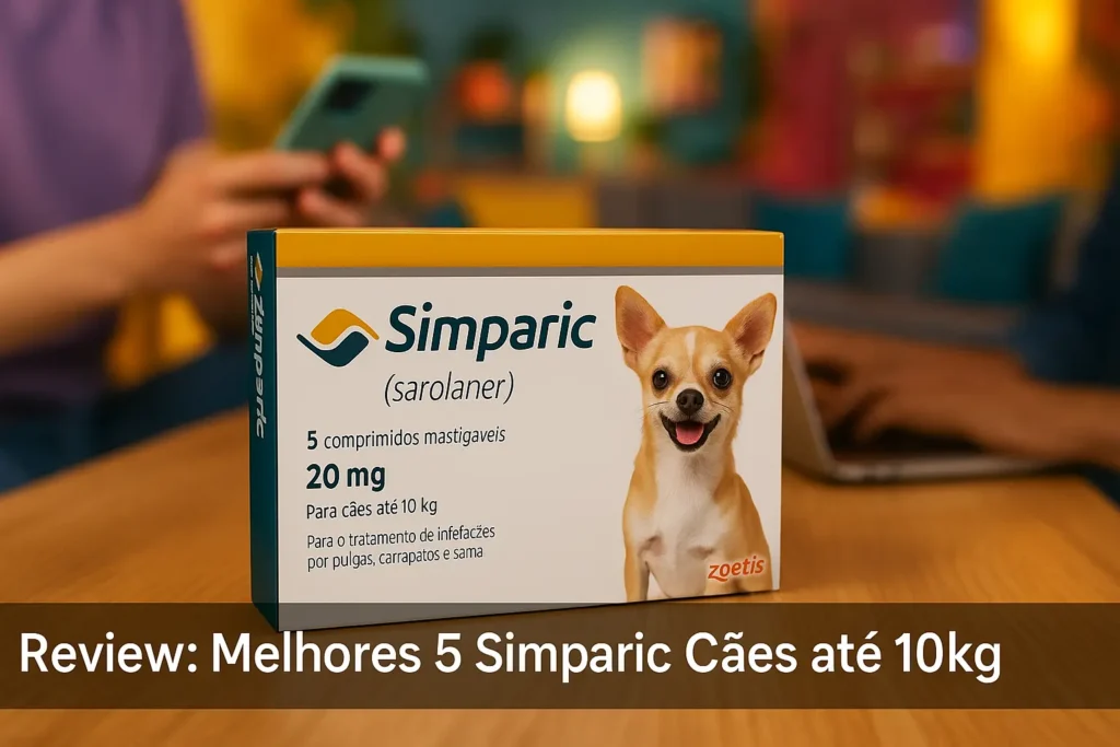 Melhores 5 simparic caes ate 10kg