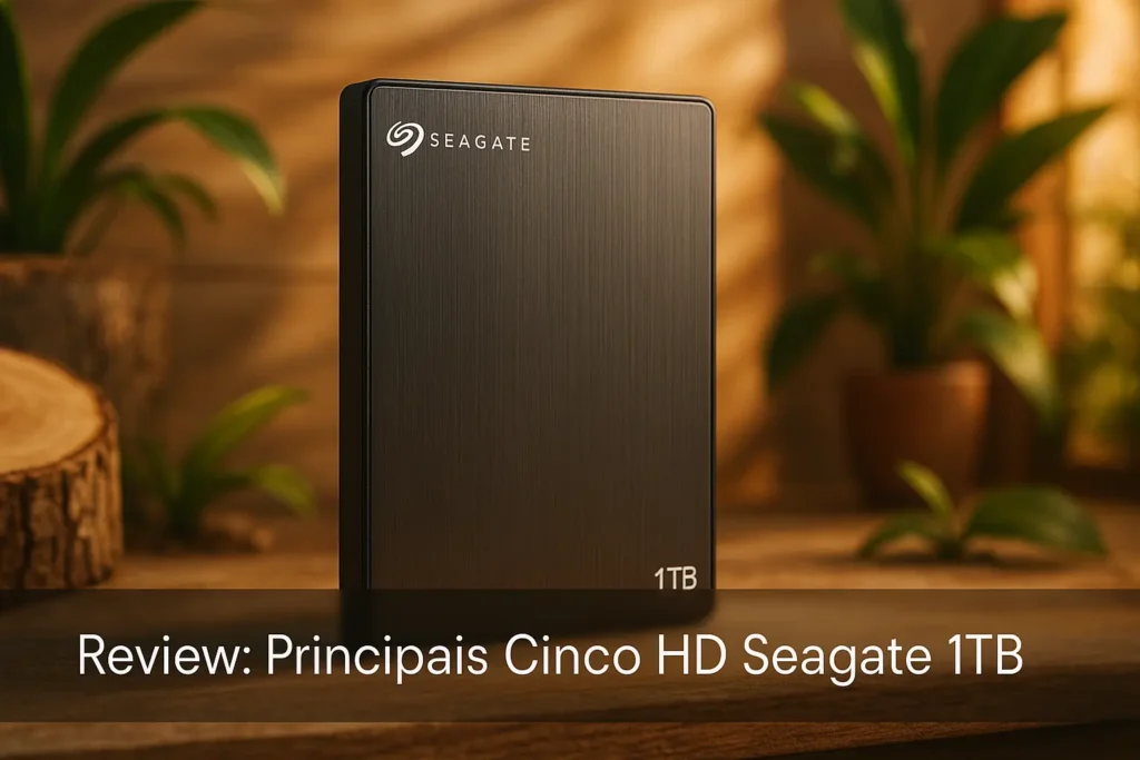 Principais Cinco HD seagate 1TB